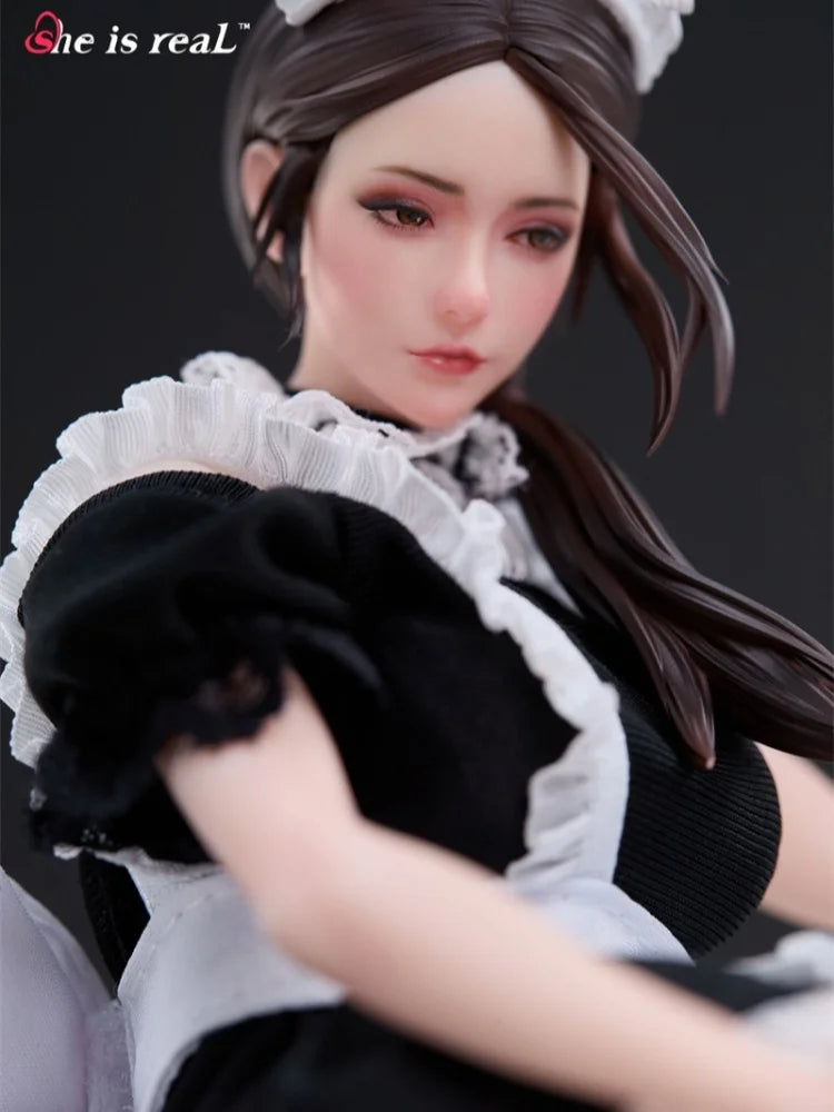 Authentic In Stock Bearpanda 1/6 Anime Figure  She Is Real Maid Figurine Modle Hyper-Realistic Statue Gifts