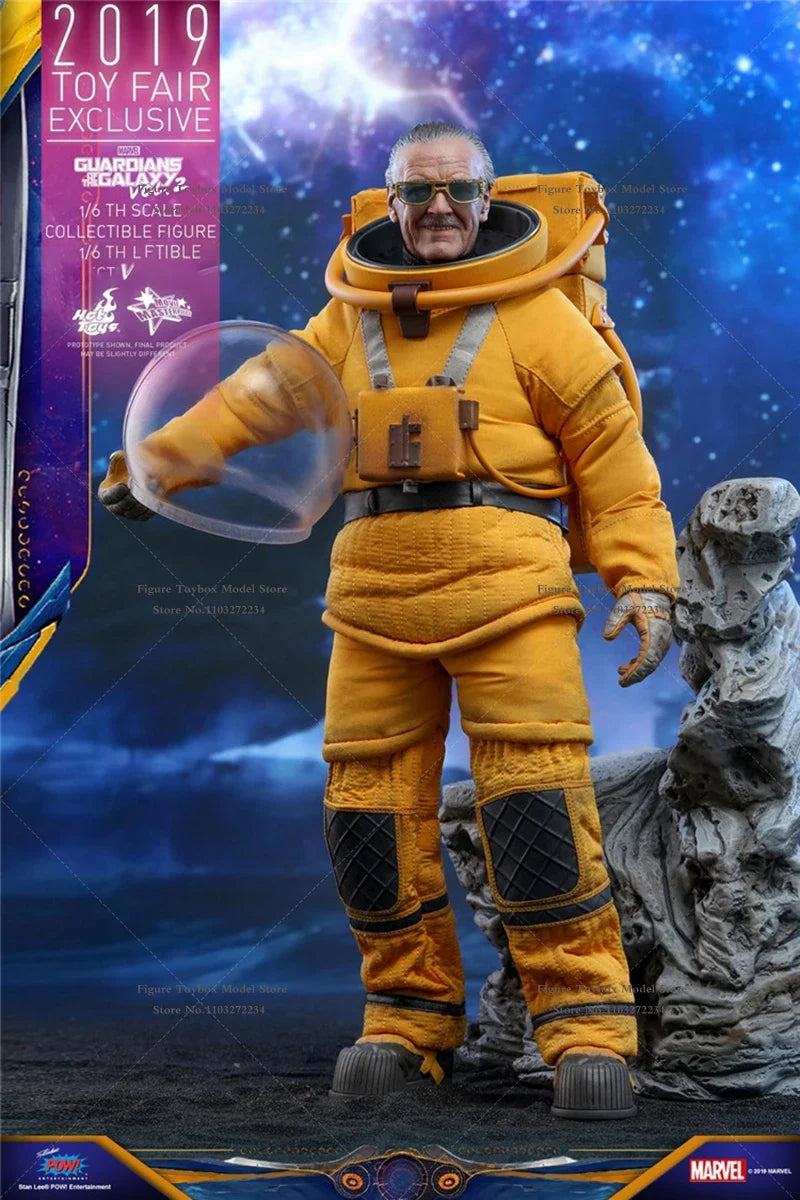 Hot Toys MMS545 HT 1/6  2019 Toy Fair Exclusive Soldier Guardians of the Galaxy Vol.2 Movie Original  Stan Lee Full Set Figure