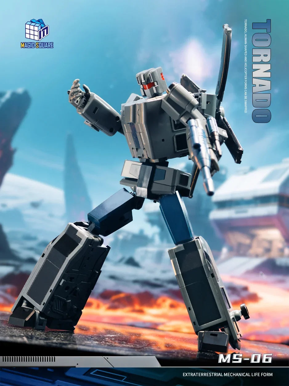 [In stock] Magic Square MS-TOYS MS-06 MS06 Tornado Vortex Helicopters MP Scale Transformation Robot Action Figure Toy