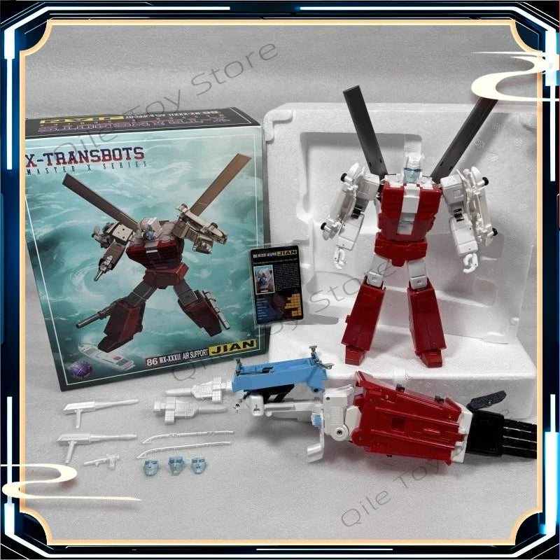 In Stock X-TRANSBOTS X-corporation MX-32 Helicopter Blade Patronus Movable Model Action Figure Collection Gift