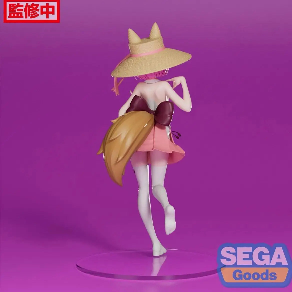 Judai Original SEGA Luminasta Re Zero Ram Rem Konkon Kitsune Fox Girl  PVC Action Figure Model Doll Toys