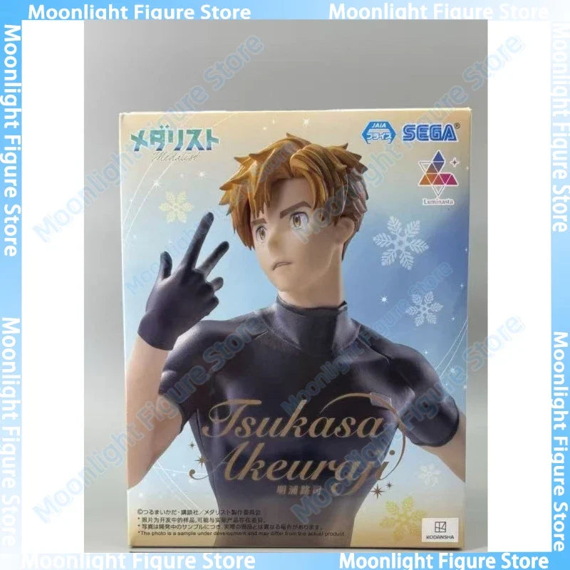 In Stock SEGA Luminasta Akeuraji Tsukasa Desktop Cute Doll Anime Action Figure Toy Gift Model Collection