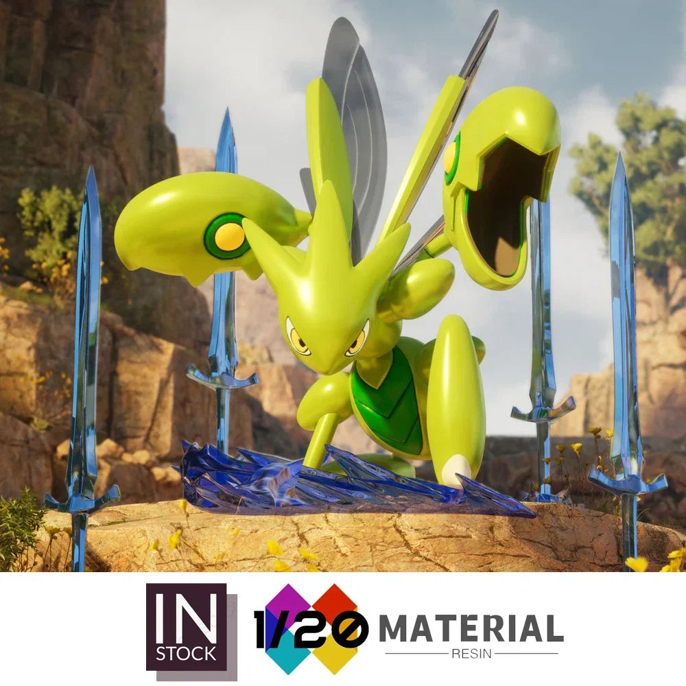 [In Stock]1/20 Resin Scale World [MEGAZZ] - Scyther & Scizor & Mega Scizor & Kleavor [Split RE-MENT]