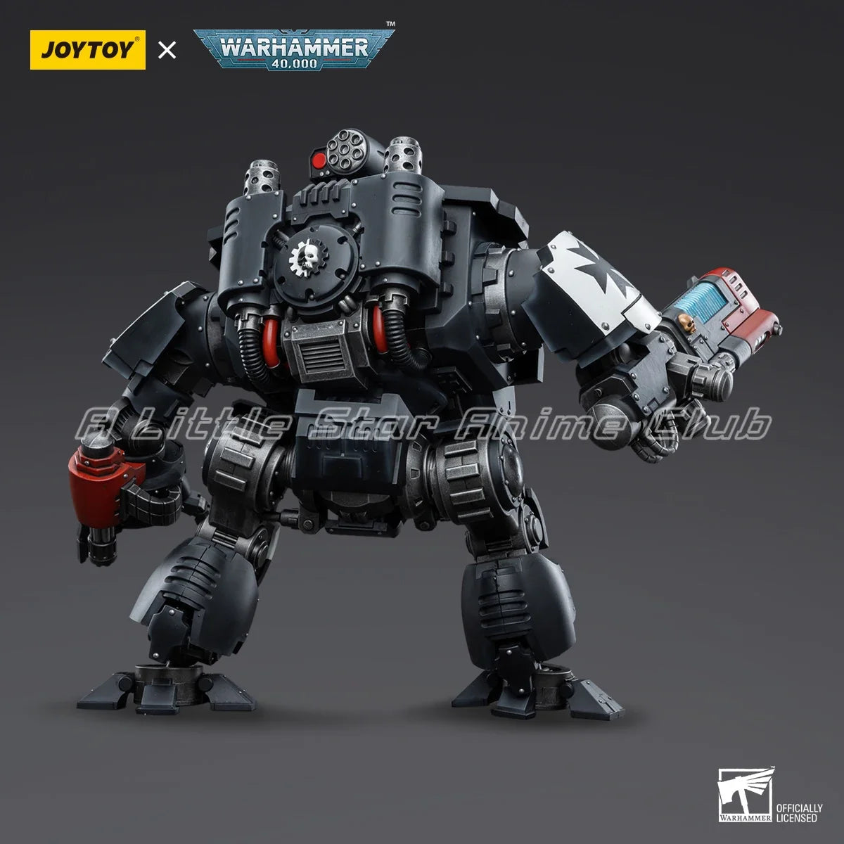 Original JOYTOY 1/18 Action Doll WARHAMMER 40000 Black Templars Redemptor Dreadnought