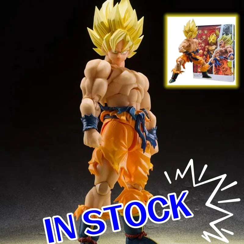 Hot Sale SHF Dragon Ball Z Kakarotto Action Figure - 17cm PVC Movable Super Saiyan Son Goku Collectible Anime Toy Fast Shipping