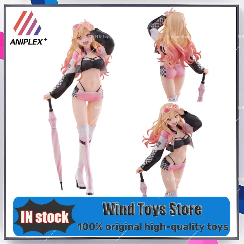 Original ANIPLEX My Dress-Up Darling 23cm Marin Kitakawa Racing Girl Collection of Action Figures Model Birthday Gifts Statuette