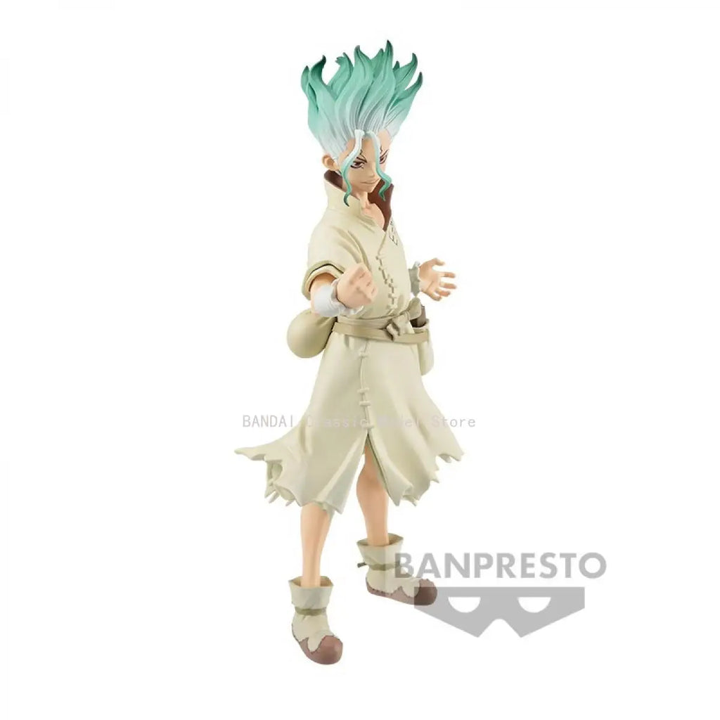 Special In Stock Original Bandai Banpresto Dr.stone Ishigami Senku Asagiri Gen Kohaku Figure Anime Genuine Boxed Model