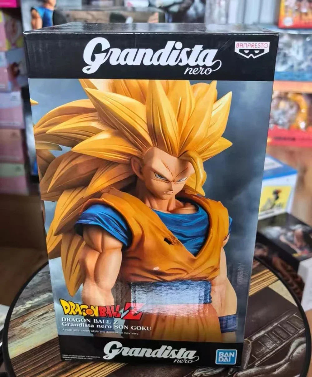 100% Original in Stock Bandai Spirits  Grandista  Dragon Ball Z Son Goku SSJ3 Anime Figure Collection Series Model Toys