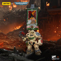 【Original】JOYTOY WARHAMMER 40K Dark Angels Deathwing Ancient with Company Banner 1/18 Action Figure Model Toy