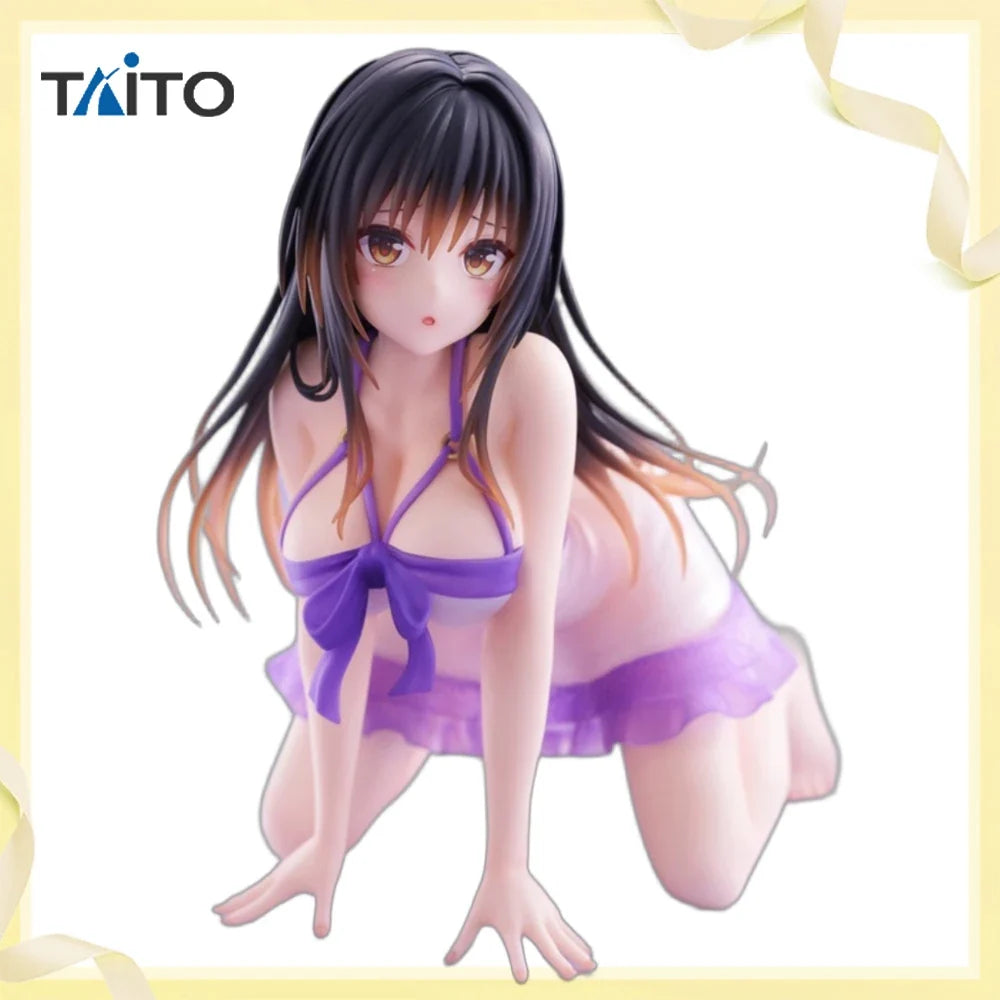 Original in Stock Taito To LOVEru Darkness - Kotegawa Yui Desktop Cute Room Wear Ver Anime Figure Action Figure Model Decoration