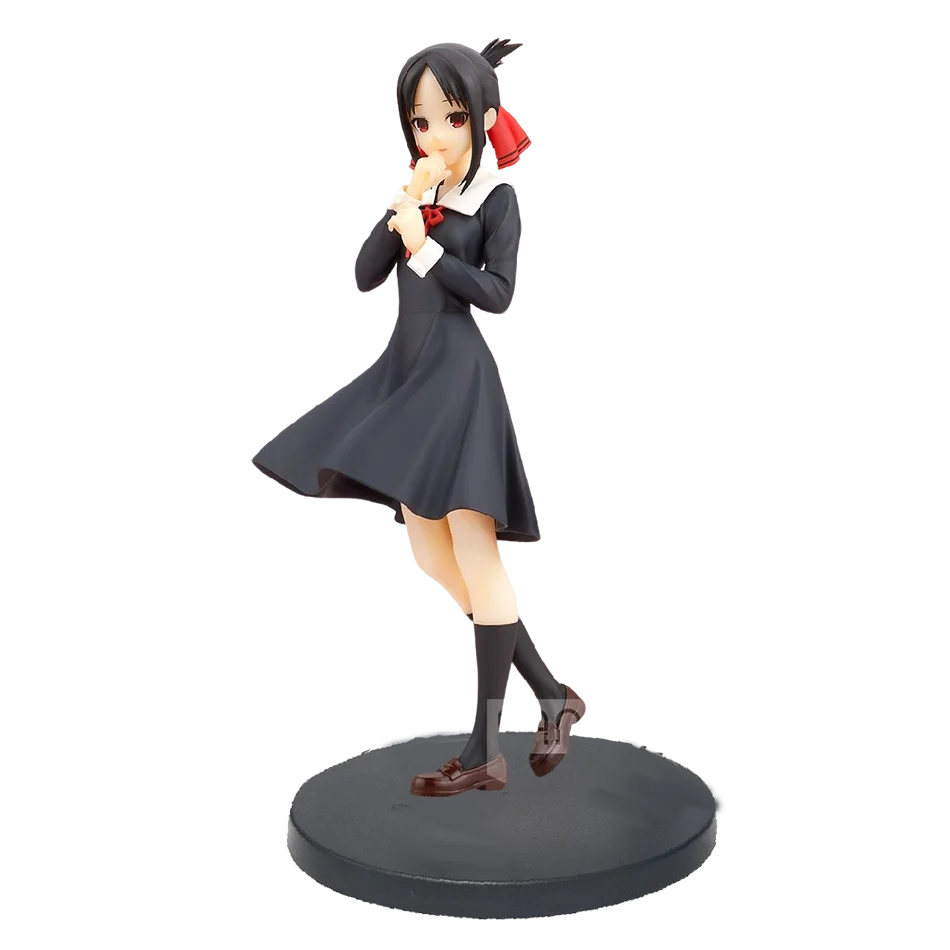 18cm Anime Figure Kaguya-sama: Love Is War‌ Fujiwara Chika Shinomiya Kaguya Kawaii Girl Action Figure Collectible Model Toy Gift