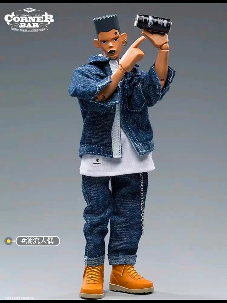 Come4arts Hip-Hop Street Dance Series Anime Figures Trendy Fashion Movable Toy Collection Decoration Model Toys For Boys Gift
