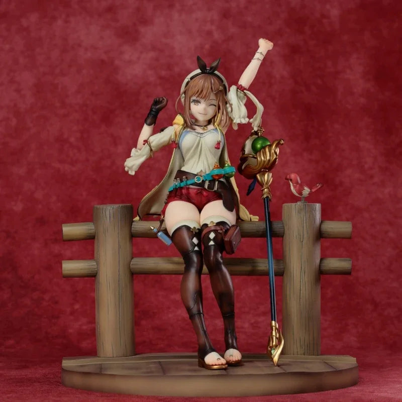 Atelier Ryza: Ever Darkness & the Secret Hideout Reisalin Stout 25.5cm PVC Anime Figur Modell Spielzeug Figur Sammlung Puppe Geschenk