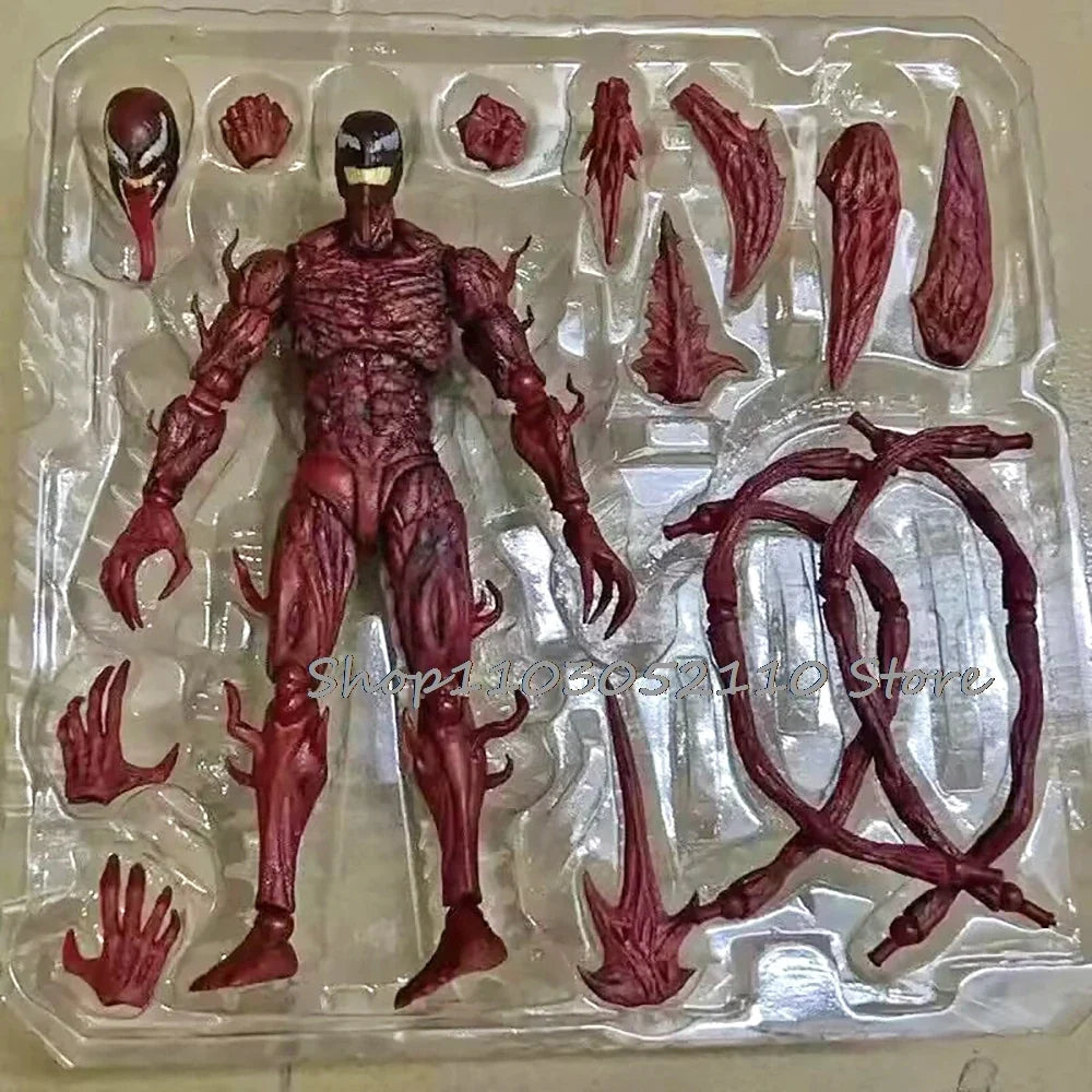 SHFiguarts Venom Red Venom Carnage Action Figure Shf Venom 2 Let There Be Carnage Anime Figure Model Toy Birthday Gifts Doll