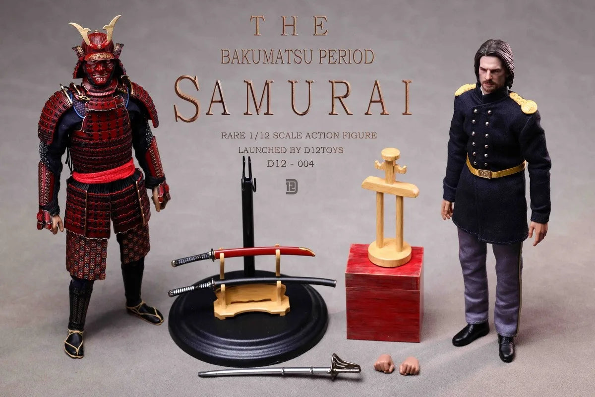 D12TOYS 1/12 Alloy Bakumatsu Tadayoshi Samurai D12003/04 Action Figure Original Model Toy Collection Gift