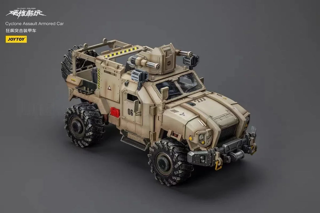 【In Stock】 JOYTOY 1/18 Action Figure Cyclone Assault Armored Car Military Model Toys