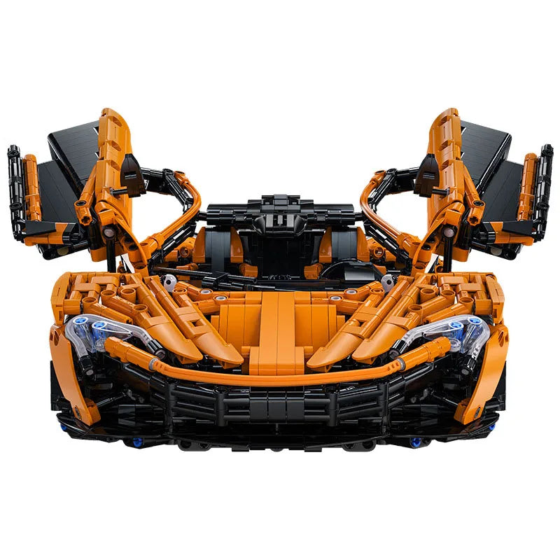 Technical 1:10 Scale P1 Super Sport Car Building Block Model Spuercar Vehicle Steam Brick Construction Sets Toys Collection