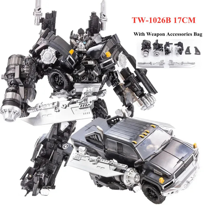 BAIWEI New 18CM Transformation Toys Movie 7 Robot Car Military Model SS56 Action Figures Classic Kids Gift TW-1028