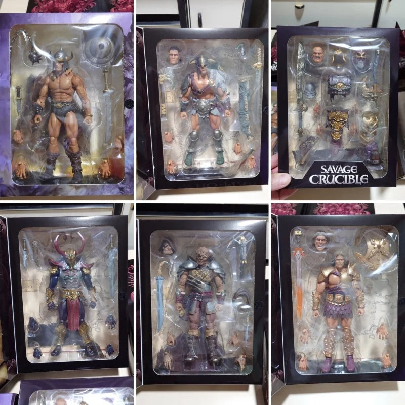 In Stock Series Savage Furnace 2 HS Studio 1/12 Scale Male Soldier Barbarian  Waves Full Set Model Action Figure Gifts