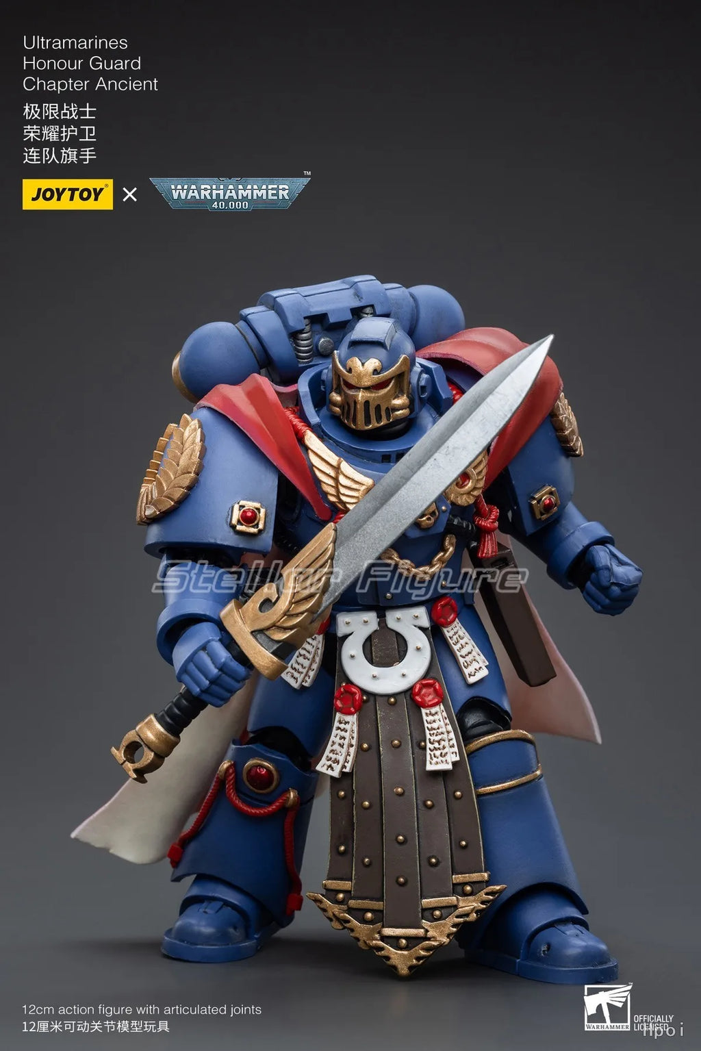 【SF】JOYTOY Warhammer 40K 1/18 Action Figure Ultramarines Honour Guard Chapter Ancient Model Toys Gifts Collection