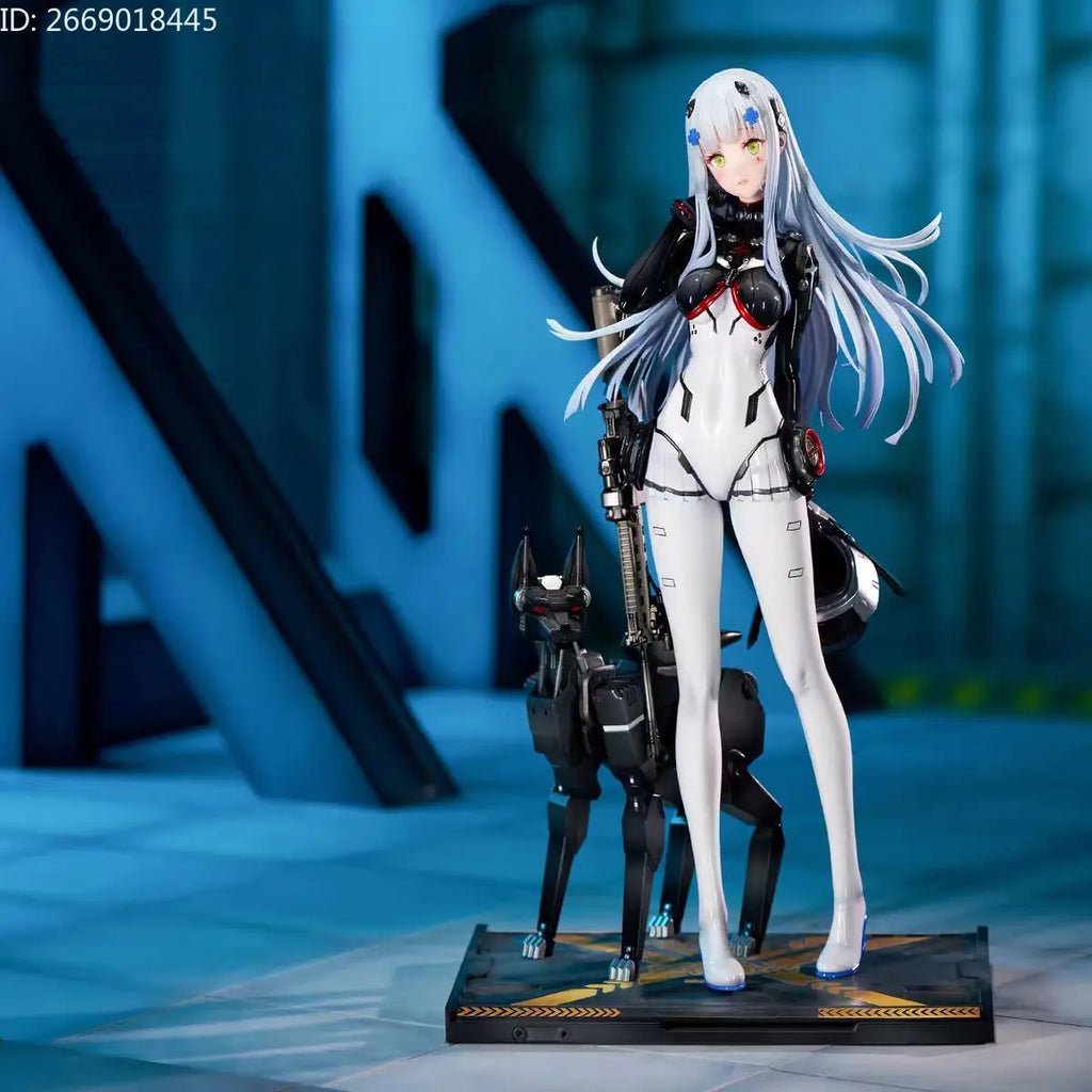 【Presale】Girls Frontline Character Sculpture Anime HK416 Action Figurals Figurine Statue Figures Cartoon Collectible Model Toy