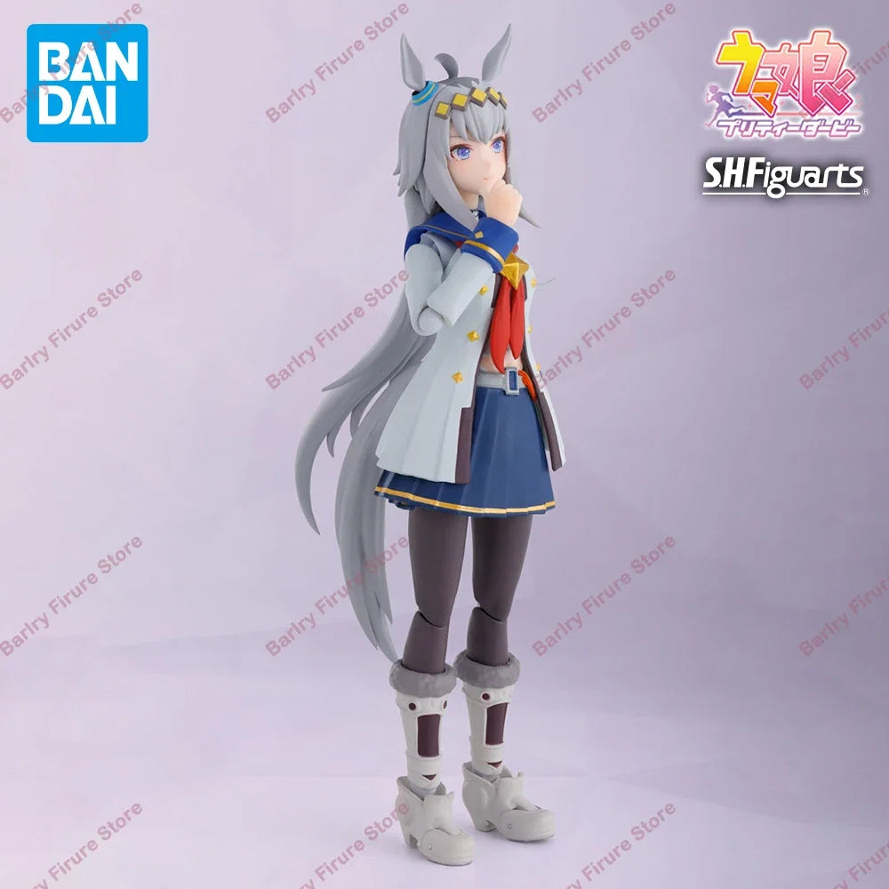 Original Genuine BANDAI S.H.Figuarts SHF Horse Racing Lady Tamamo Oguri Cap Figure Anime Figure Premium Boxed Model Kit Toys