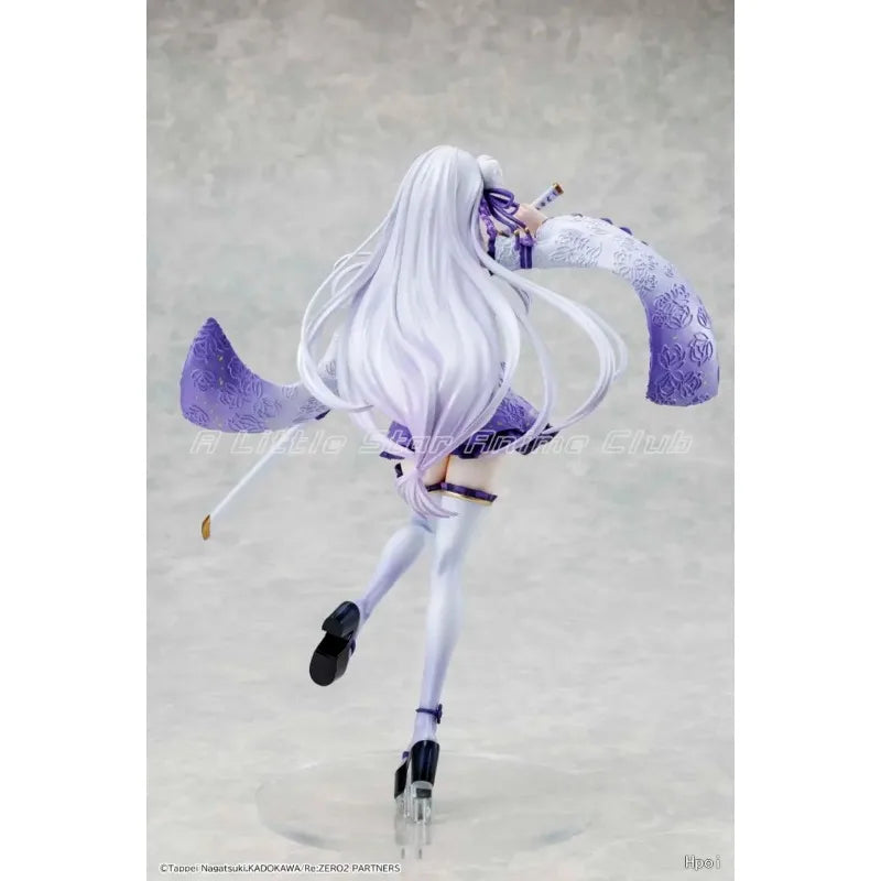 Original KADOKAWA KDcolle Re: ZERO - Starting Life in Another World Emilia Battle Costume Animation Figures Toys Model