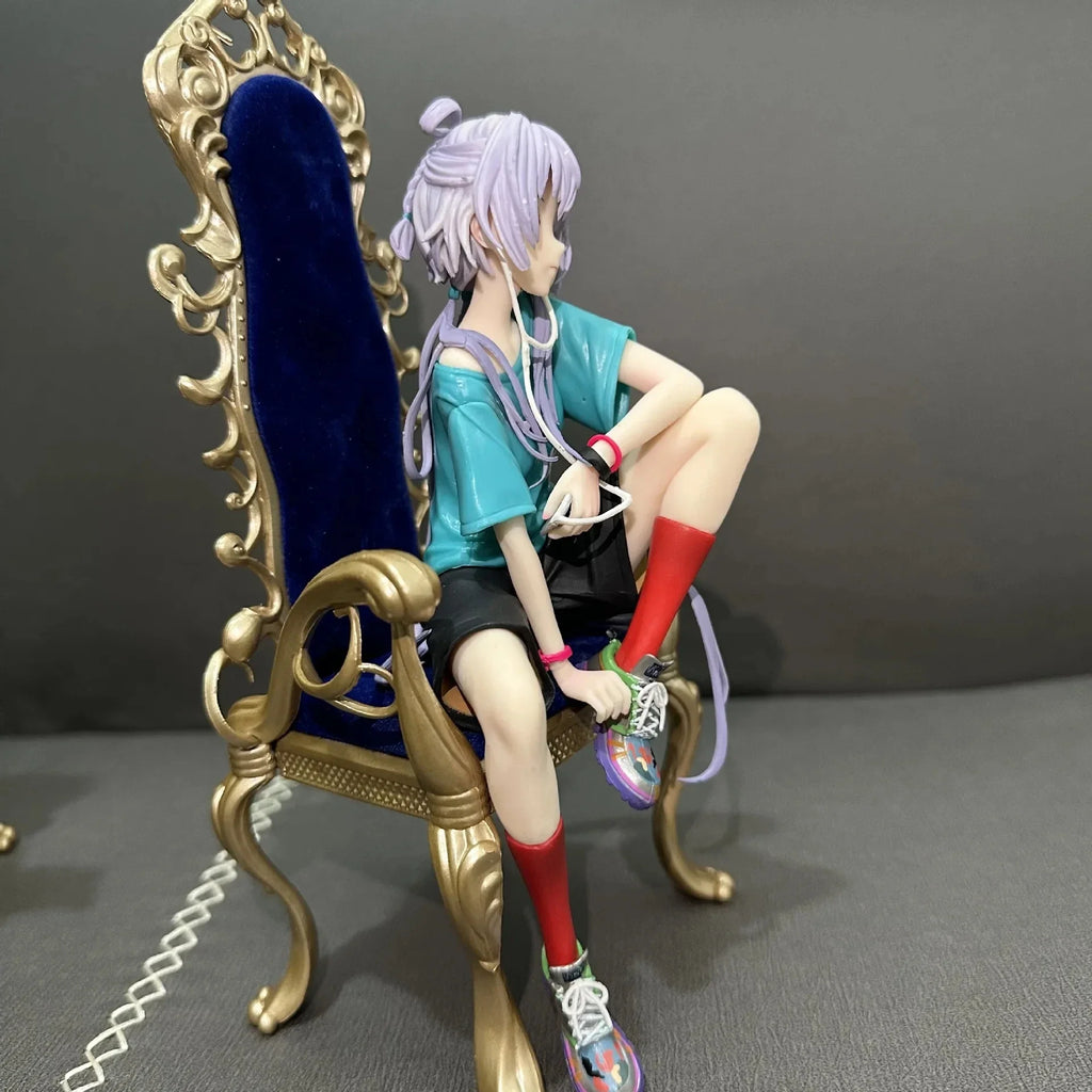 Vsinger Virtual Idol Luo Tianyi Figure Secret Realm Flower Court Collection Anime Periphery Figure Model Toys Doll Kids Gifts
