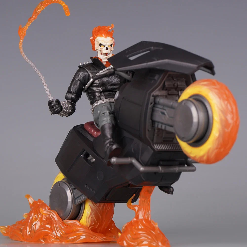 Legends 85th Anniversary Ghost Rider 6" Anime Figurine Action Figure Exclusive GK Collection Model Statue Customized Toys Gifts
