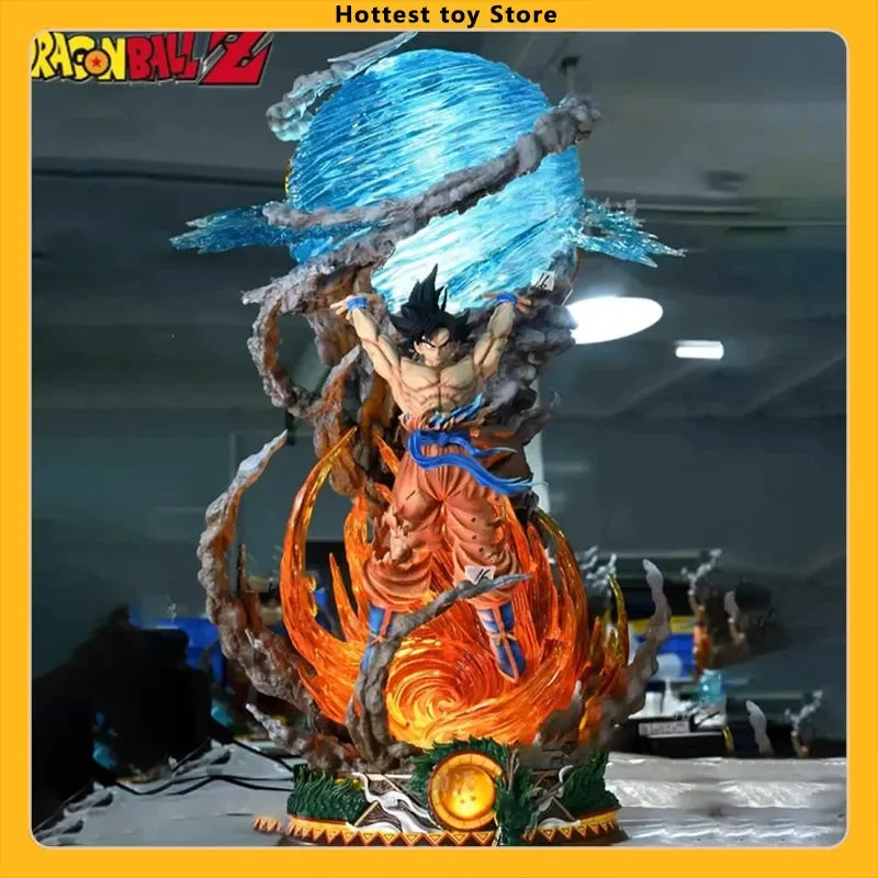 25cm Dragon Ball Figures Spirit Sou Goku Anime Figures Super Saiya Pvc Statue Doll Action Figure Model Collection Toys Gift