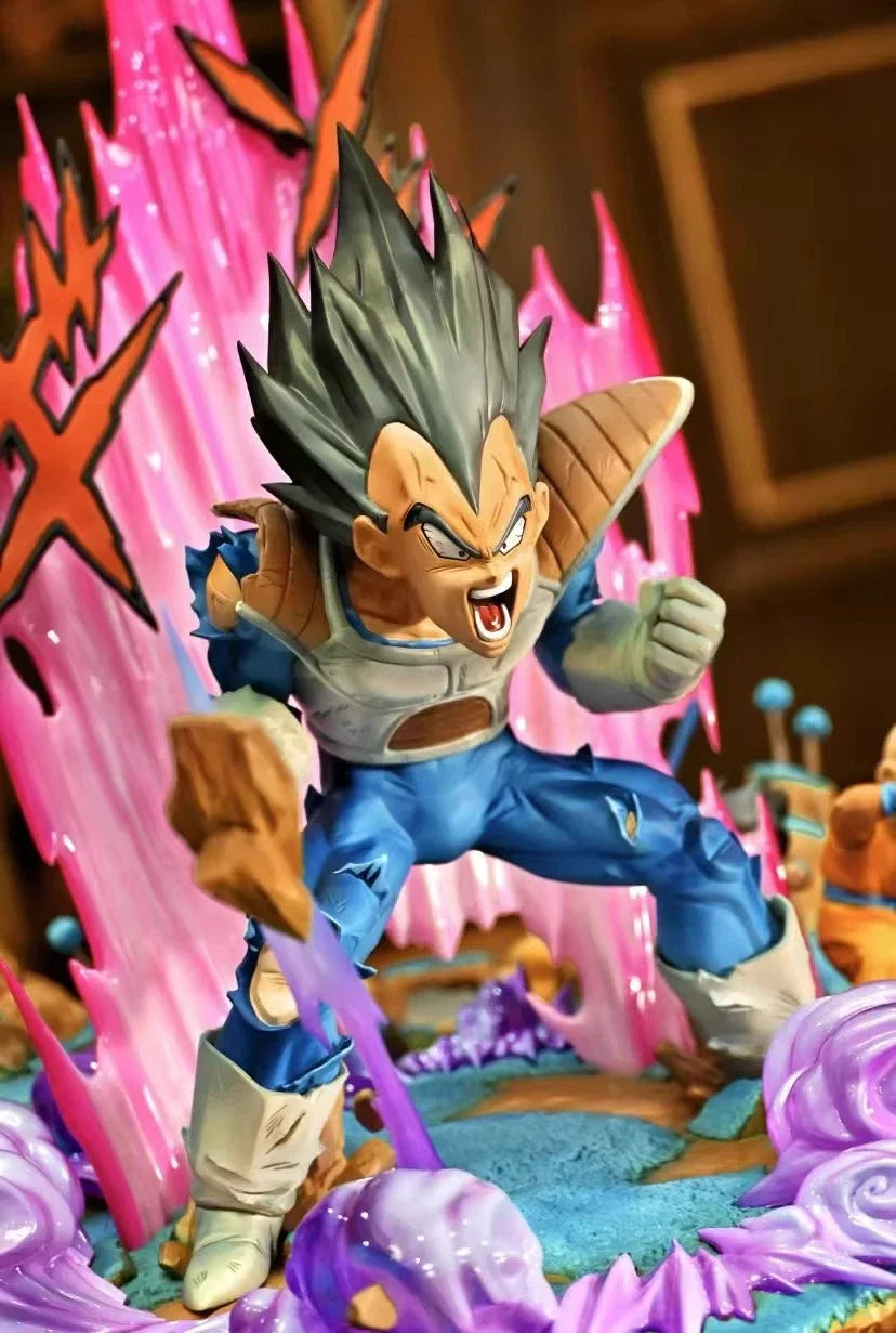 1/6 Dragon Ball Anime Figure Vegeta Fast Break Perimeter Resin Model Statue Desktop Decoration Ornaments Kids Christmas Gift Toy
