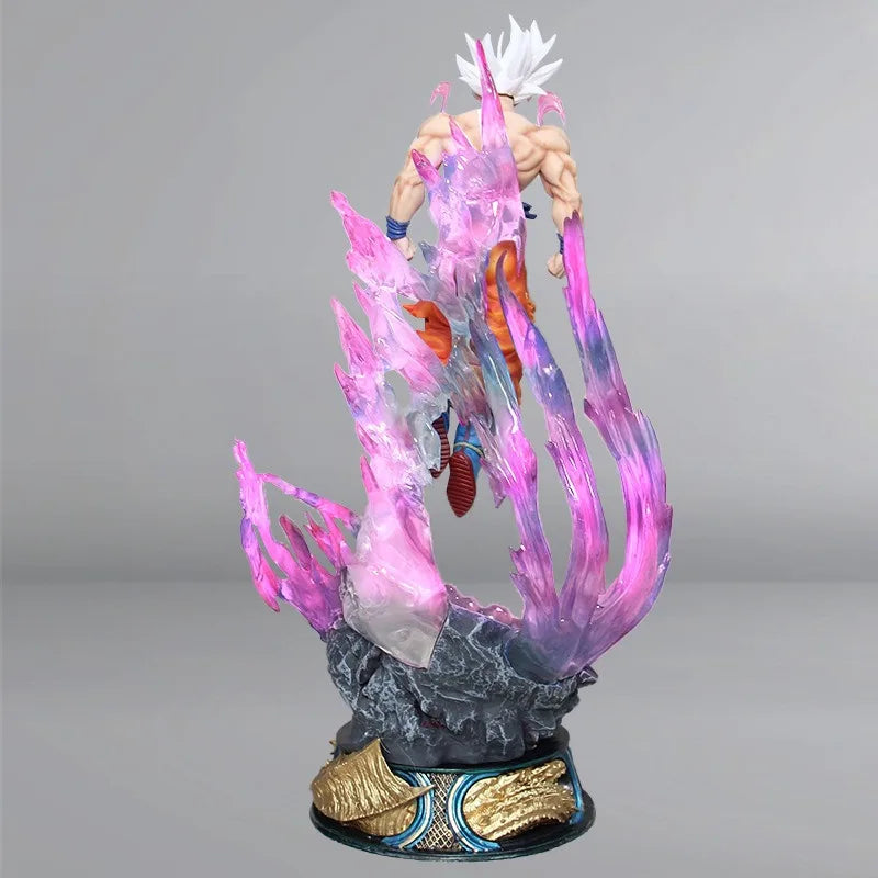 Anime Dragon Ball 25cm Super Saiyan Ultra Instinct Goku Action Figure PVC Statue Collectible Toy Gift Desktop Ornament
