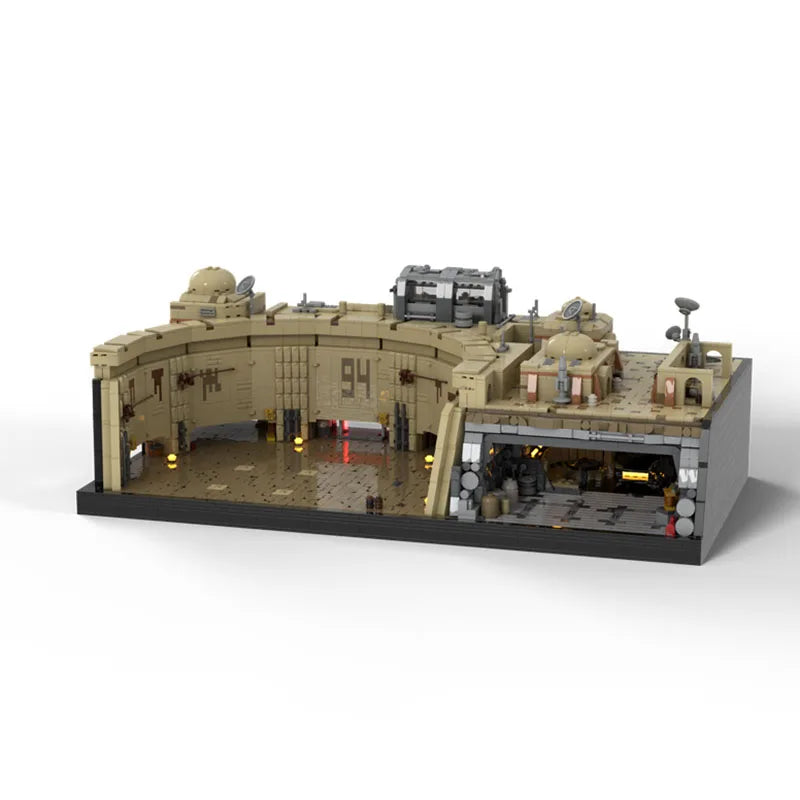 New Star Movie Moc Building Block Model Spaceship Docking Bay Module Building Block Gift Children's Toy DIY Assembly Set