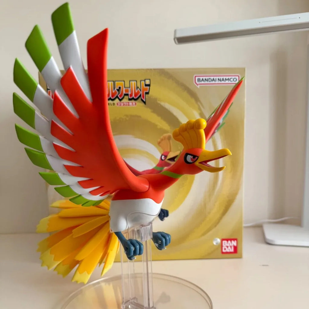 Bandai Scale World Johto Region Anime Figure Model - Ho-Oh & Lugia 1/12 Collectible Toys 24cm Action Figures For Christmas Gifts