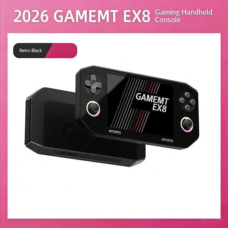 Game MT EX8 high-definition glass large screen 4.88-inch nostalgic open-source retro handheld 1620 * 1080 portable game console
