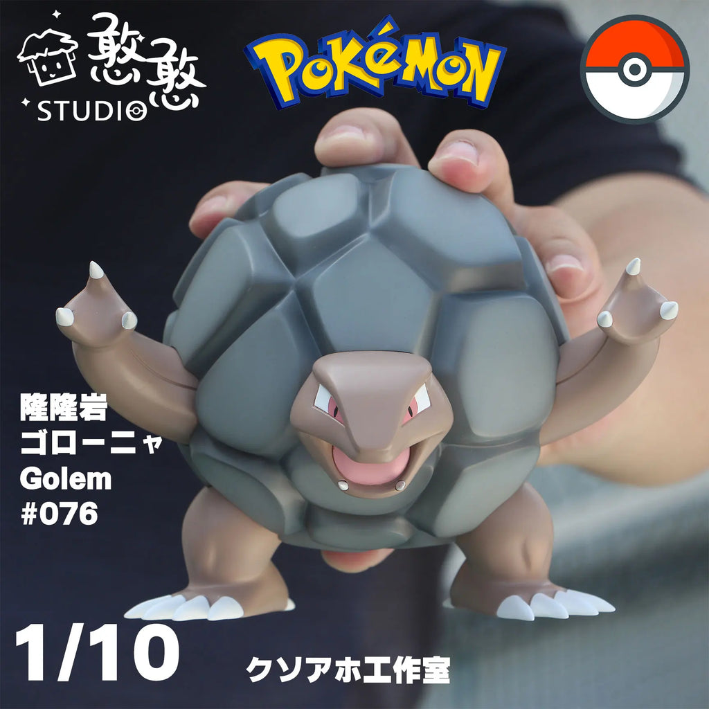Pokemon 1/10 GK Golem Anime Action Figure Model Toys Gift for Birthday Children