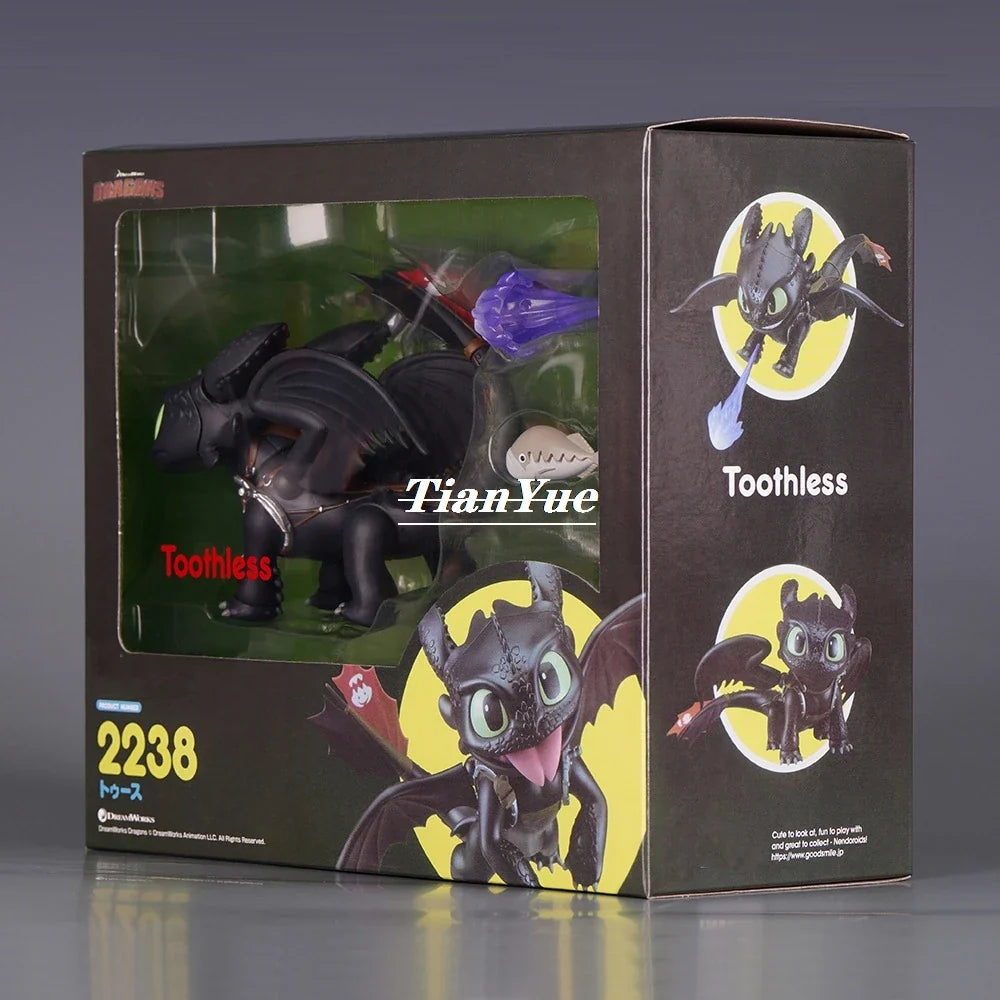 Anime Toothless 2238 Articulated Boxed Figure toy Decoration 8cm