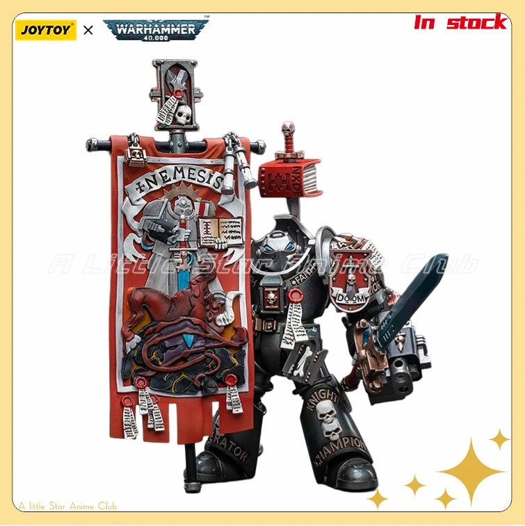 In Stock Original JOYTOY 1/18 Action Fiqure Warhammer 40000 Grey Knights Terminator Retius Akantar Model Toy