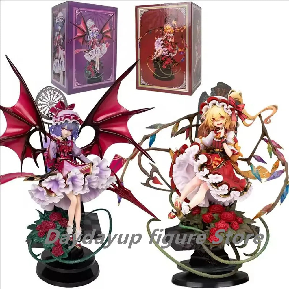 31cm Alter Touhou Project Remilia Scarlet Anime Figure Flandre Scarlet Action Figure Sakuya Izayoi Figurine Model Doll Toys Gift