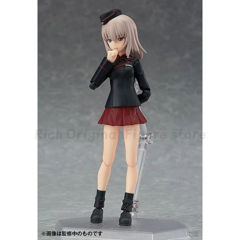 【In Stock】Original Max Factory Figma#332 GIRLS Und PANZER Nishisumi Maho/Henmi Erika Anime 1/12 Action Figure Model Toys