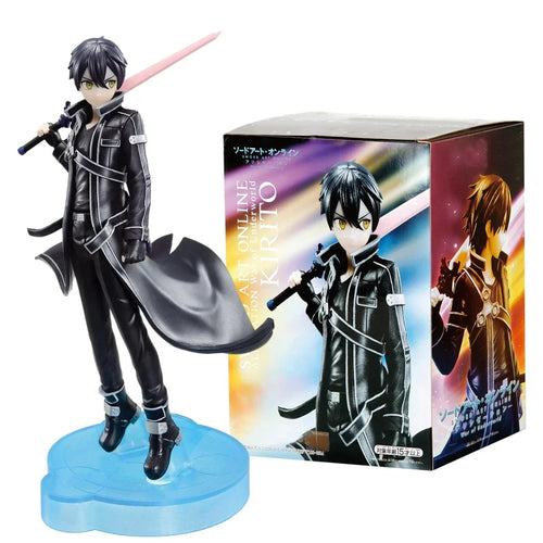 17CM Anime Sword Art Online Kirigaya Kazuto Figur War of Underworld Modell Spielzeug Geschenk Sammlung Yuuki Asuna Actionfigur PVC