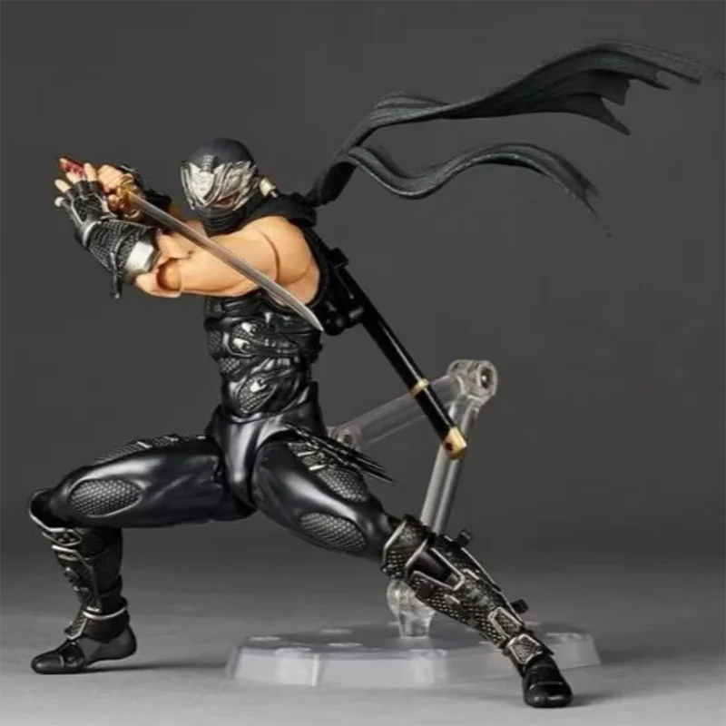 Kaiyodo In Stock  Yamaguchi Ninja Anime Figurine Gaiden Ryu Hayabusa Articulated Joints Moveable Action Figure Model Statue