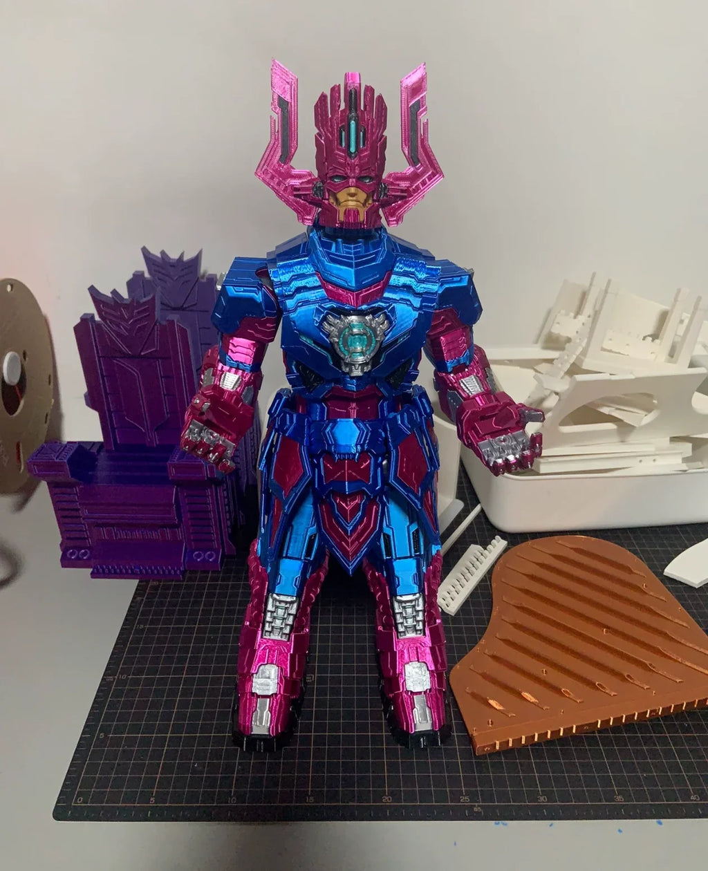 High-quality 3D Printed God of War Mecha Assembled Full-Body Action Figure with Multi-Joint Articulation Collectible Model Toy