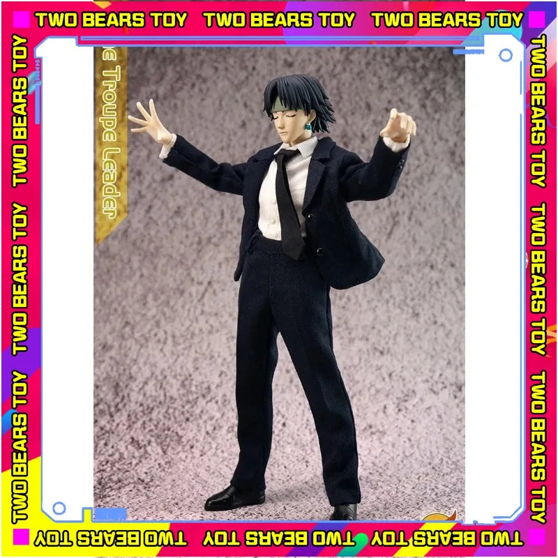 SoloWingStudio 1/12 HUNTERxHUNTER Phantom Troupe The Troupe Leader Chrollo Lucilfer PVC Anime Action Figures Model Toy