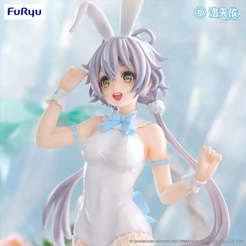 28cm Genuine FuRyu Luo Tianyi Bunny Girl BiCute Bunnies Vsinger Anime Action Figure Model Toys Gift for Birthday