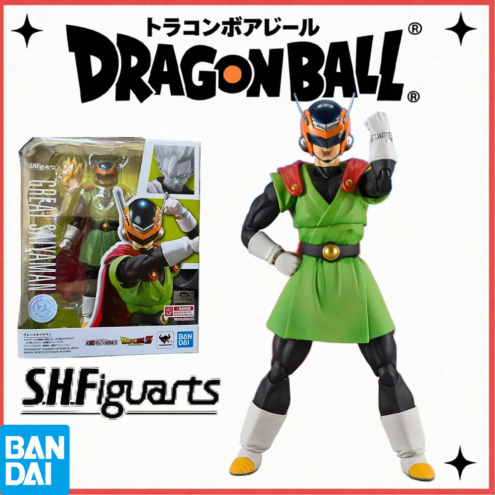 100% Authentic In Stock Bandai S.H.Figuarts Dragon Ball Z Great Saiyaman Action Figure Collection Model Toy