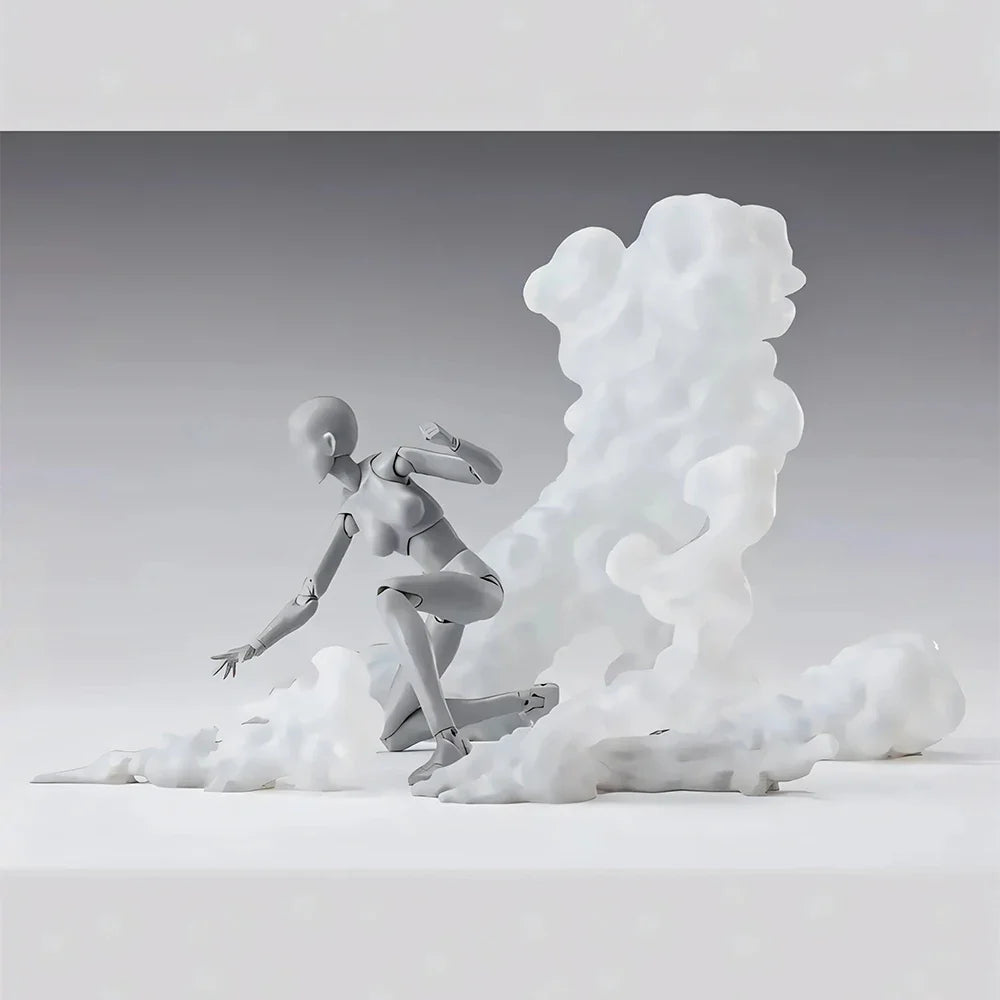 Ac Toys Dragon Ball Effect Series S.H.F The Smoke Effect Piece White Ver. Action Anime Figures Ko Model Accessories Customized