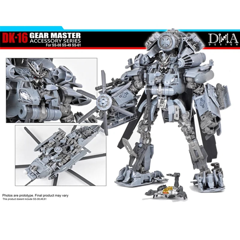 In Stock DNA Design Weapon DK-16 Upgrade Kits For Transformation Studio Series SS-08 Blackout SS-49 SS-61 Figure Accessories