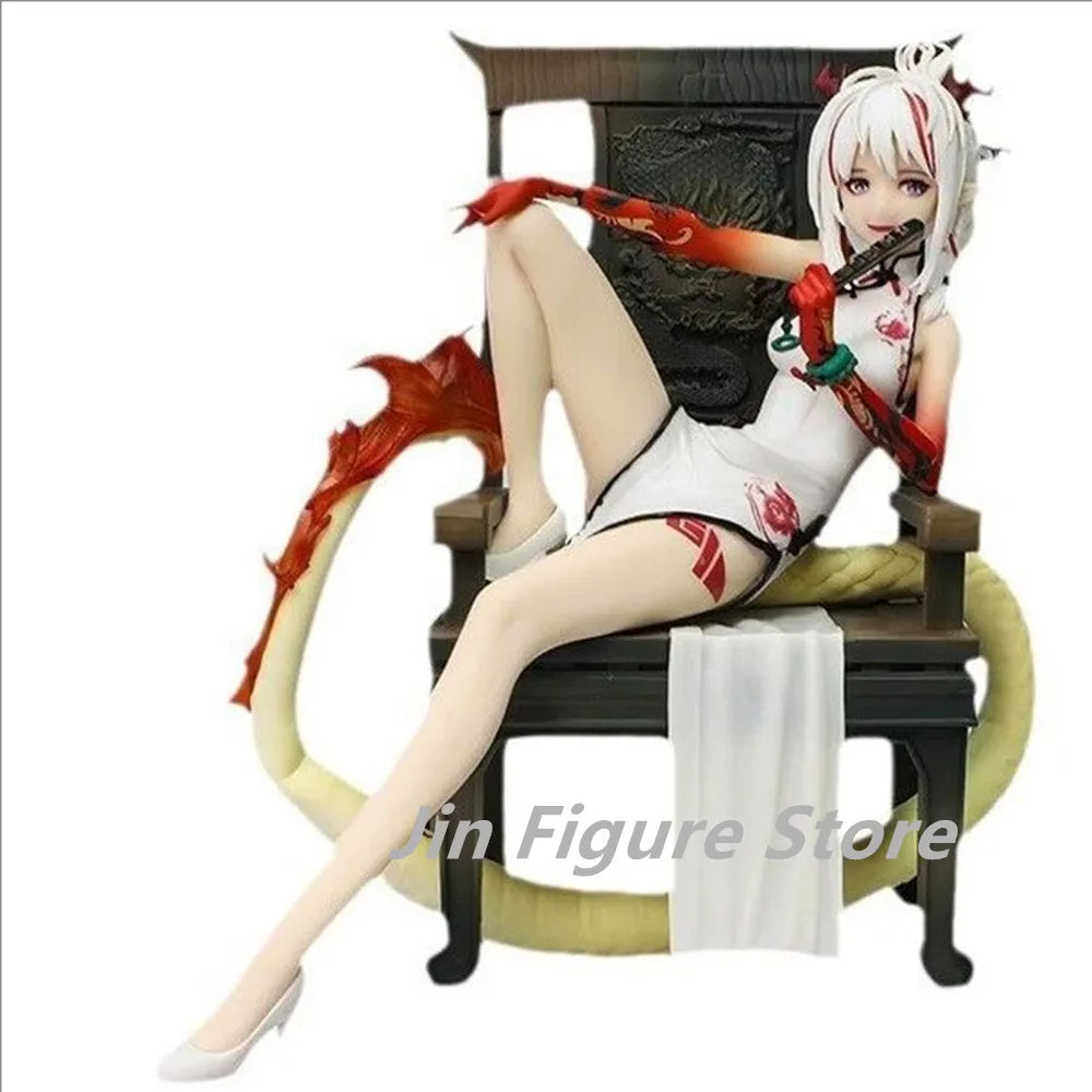17cm Arknights Game Figures Nian Peripheral Beautiful Girl Collection Ornament PVC Model Satute Action Figure Christma Gift Toys