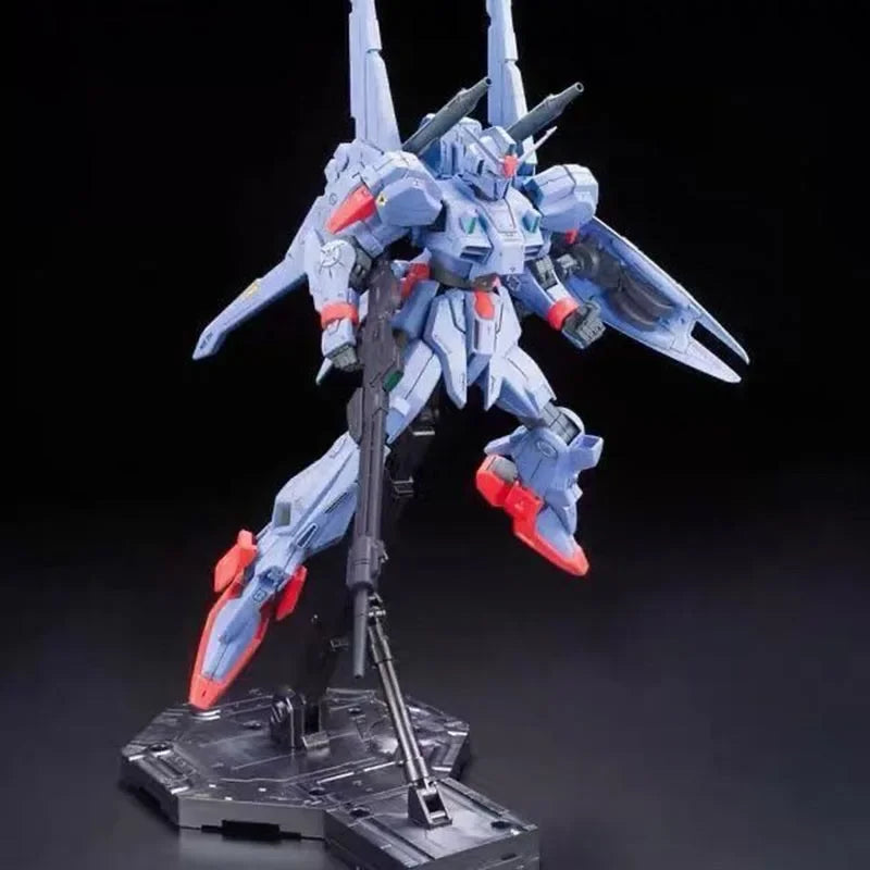 BANDAI Genuine Assembled Model RE/100 Z Gundam MSV: 1/100 MSF-007 GUNDAM MK-III Plastic Model Kit Action Figure Toy Collection